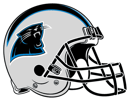 Carolina Panthers 1995-2011 Helmet iron on transfers for clothing